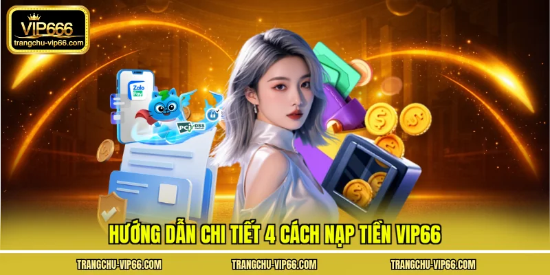 Hướng dẫn chi tiết 4 cách nạp tiền VIP66