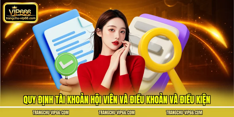 Quy định tài khoản hội viên và điều khoản và điều kiện